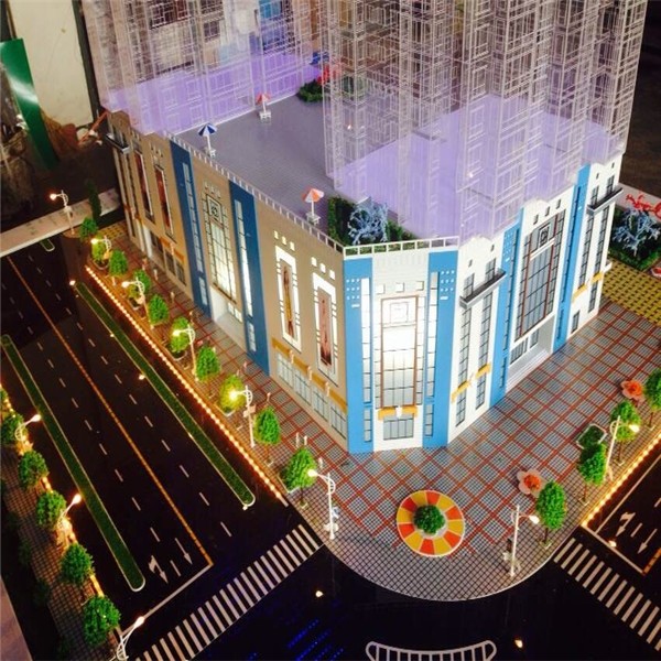 透明嘉峪关楼盘模型